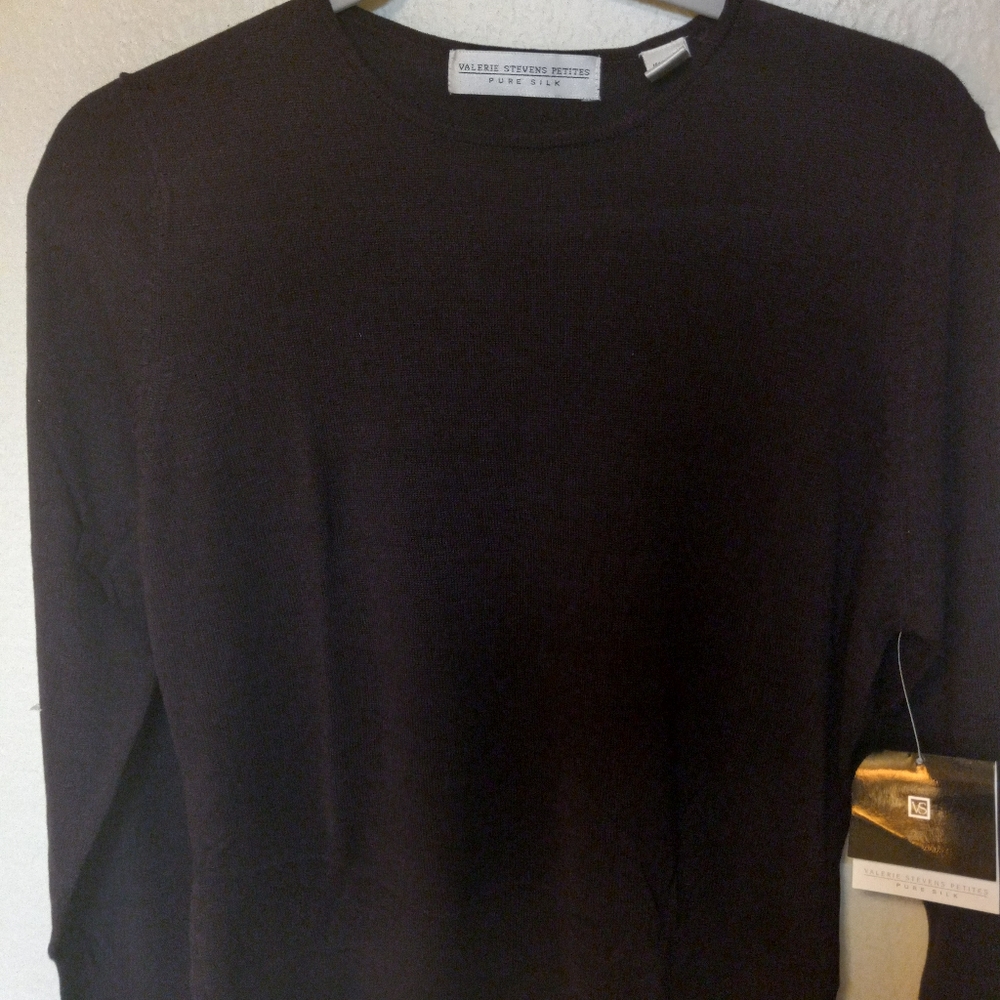 New Valerie Stevens Petites Pure Silk